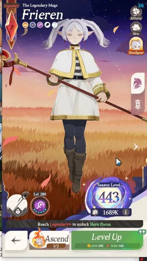 AFK Journey Accounts GLOBAL | 2 Collab [Frieren,Himmel] | 1 Supreme+ [A image 3