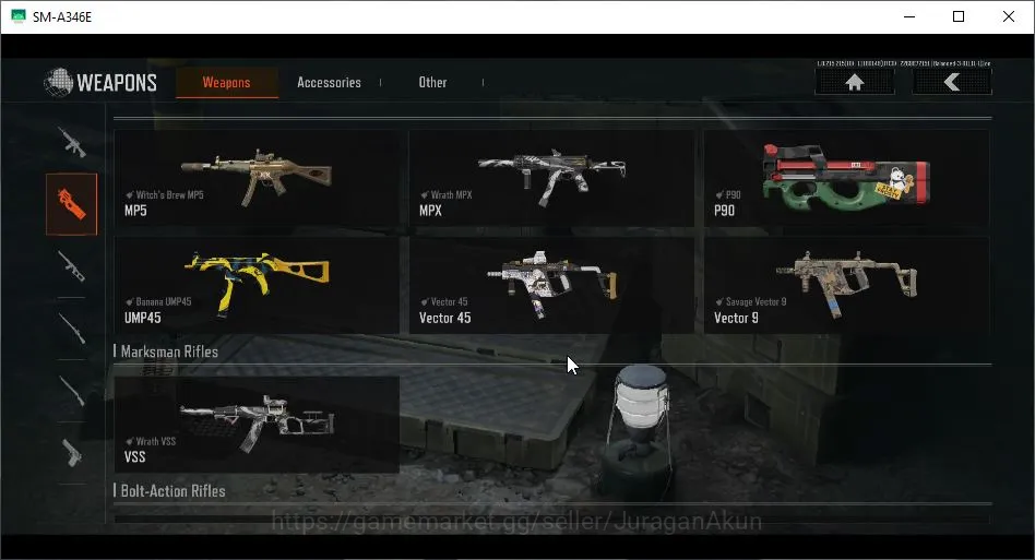 Arena Breakout Accounts Mid-Tier [MOBILE] Lvl 30 |SV 45,7M|CV 32,3M|Sumek Reg Suit|BMachete,MP5,MPX,P90,Vector 9,Etc|Gear 5