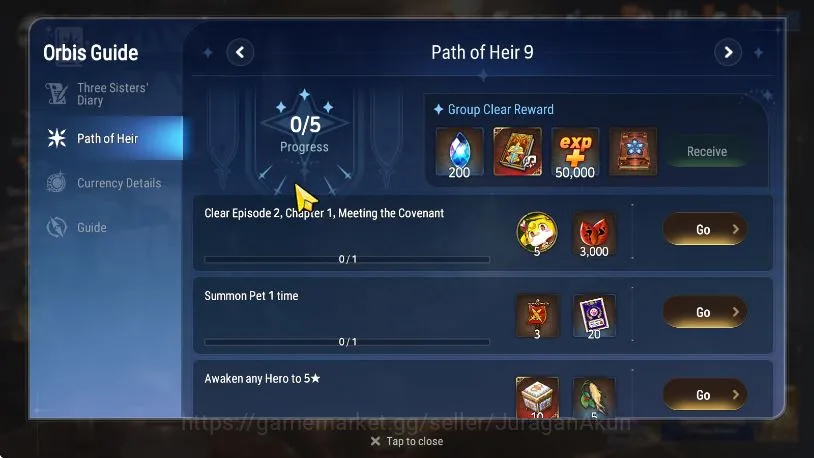 Epic Seven Accounts Mid-Tier Global Unverif|Best Starter|8ML(SECeline, Ilynav, Maken, Astro Elena, Etc)|Bless On|Poh 2