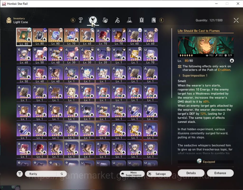 Honkai Star Rail Accounts End Game Asia|TL 70|8 Limited|Kafka+Sign,Danil E2,Anaxa,Robin,Ruan Mei,Dr Ratio,Dante,Luocha|Sj 5
