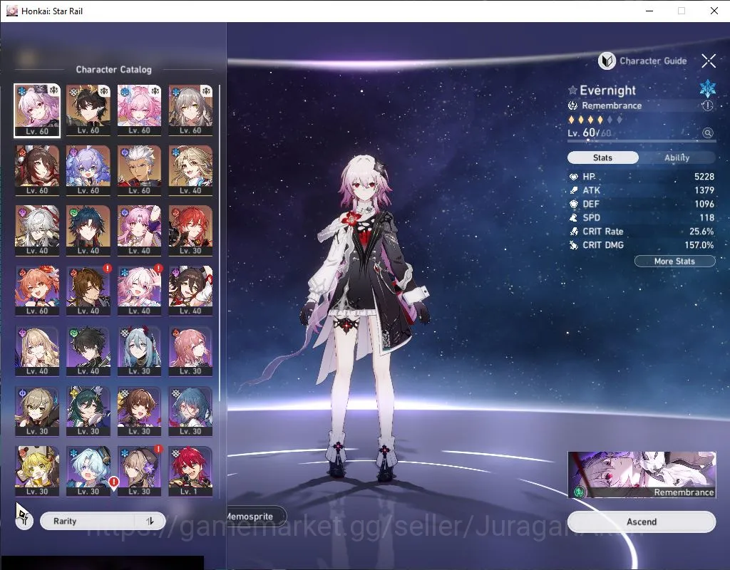 Honkai Star Rail Mid Game Asia| TL 50| 6 limited |[Evernight,Dante]+Sign,Cyr image 1