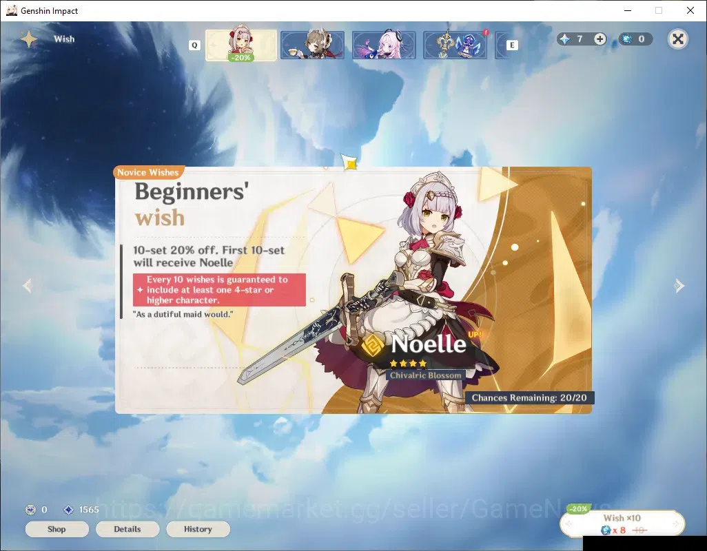 Genshin Impact Accounts Asia|AR 45|Frees Starter 2 Limited + (Sandrone,Yum image 10