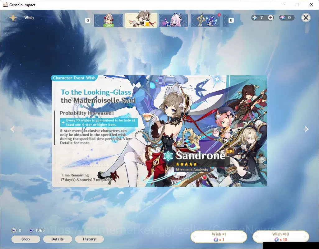 Genshin Impact Accounts Asia|AR 45|Frees Starter 2 Limited + (Sandrone,Yum image 11