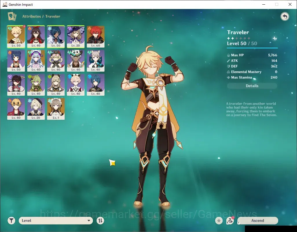 Genshin Impact Accounts Asia|AR 45|Frees Starter 2 Limited + (Sandrone,Yum image 15