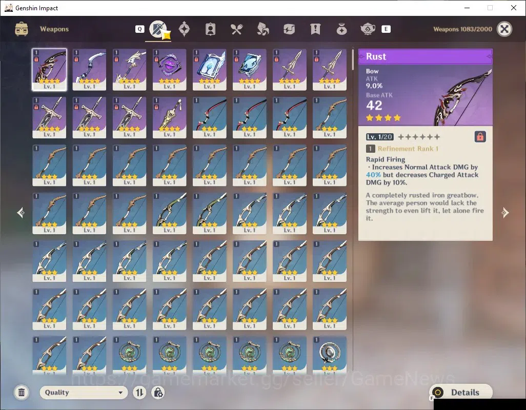 Genshin Impact Accounts Asia|AR 45|Frees Starter 2 Limited + (Sandrone,Yum image 3