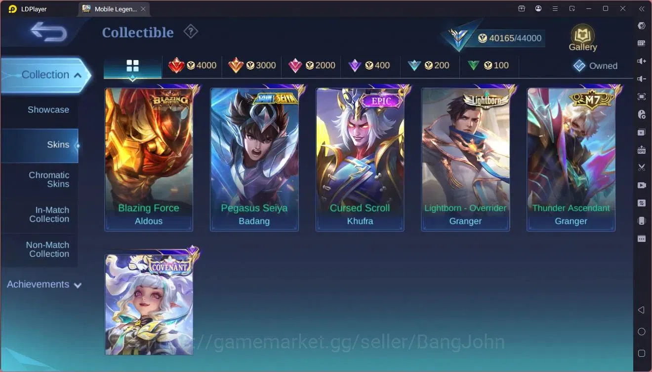 Mobile Legends: Bang Bang Accounts Global|Hero 105|Skin162|Expert|Prime Granger|KOF K image 10