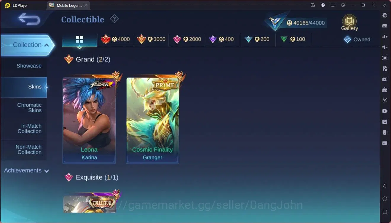 Mobile Legends: Bang Bang Accounts Global|Hero 105|Skin162|Expert|Prime Granger|KOF K image 15
