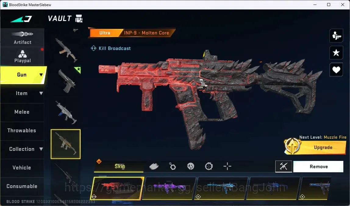 Blood Strike Accounts ASIA | 1 ETERNAL:Desert Eagle-Scorpius|COLLABS 1 E image 10