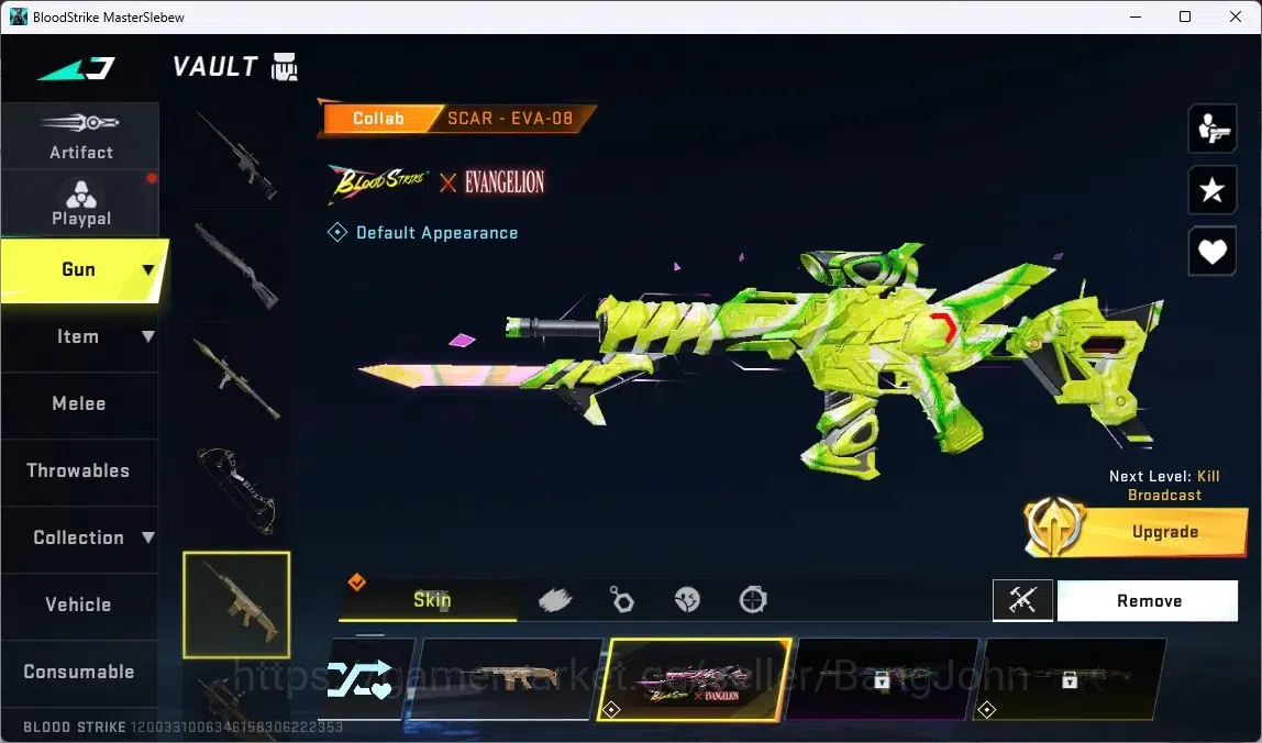 Blood Strike Accounts ASIA | 1 ETERNAL:Desert Eagle-Scorpius|COLLABS 1 E image 11