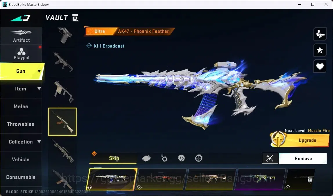 Blood Strike Accounts ASIA | 1 ETERNAL:Desert Eagle-Scorpius|COLLABS 1 E image 7