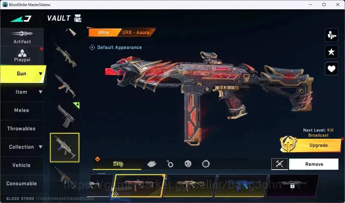 Blood Strike Accounts ASIA | 1 ETERNAL:Desert Eagle-Scorpius|COLLABS 1 E image 9