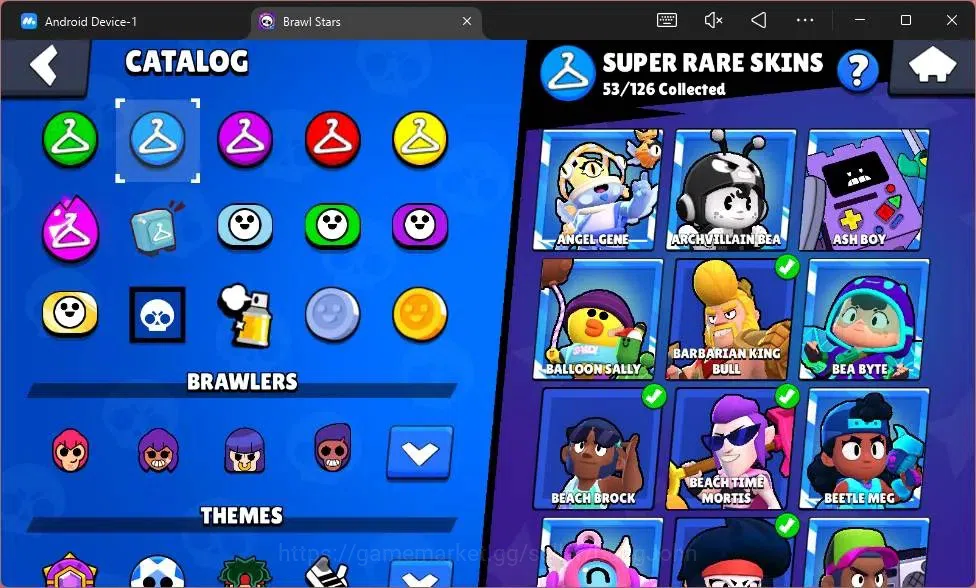 Brawl Stars Accounts Android|Trophy 34417|88 Brawler|14 MAX Hypercharge image 11