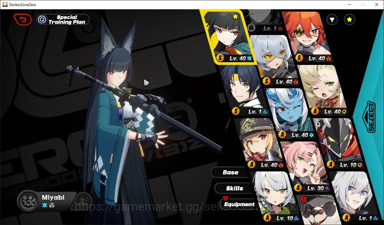 Zenless Zone Zero Accounts Mid-Game NA | IK 37 | S1 CH 3 | 2 Limited | Miyabi,Harumasa |+2 Std [Soldier 11,Koleda]|2 S 2