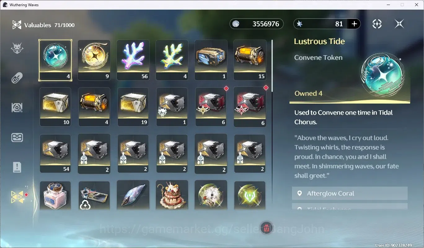 Wuthering Waves Accounts SEA |Well Build|7 Limited Char[Phoebe, Zani, Shore image 10