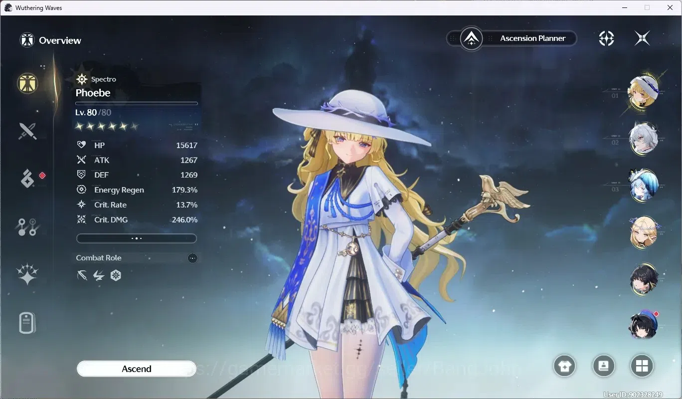 Wuthering Waves Accounts SEA |Well Build|7 Limited Char[Phoebe, Zani, Shore image 11
