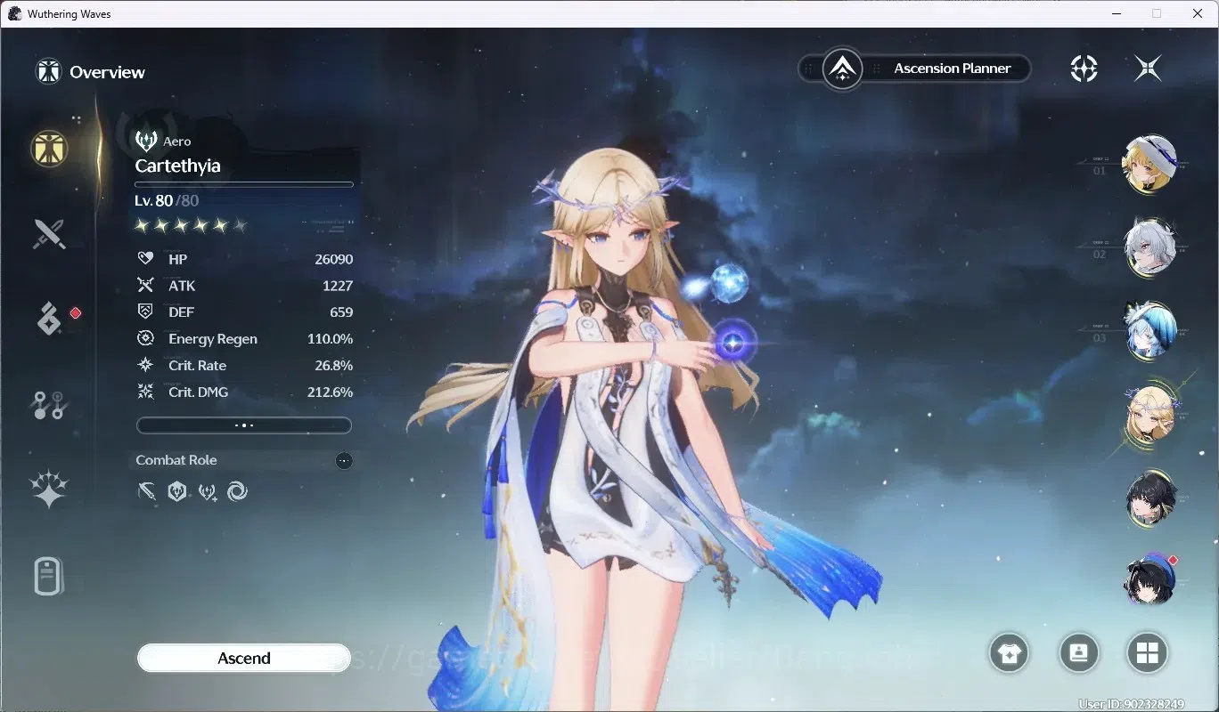Wuthering Waves Accounts SEA |Well Build|7 Limited Char[Phoebe, Zani, Shore image 17