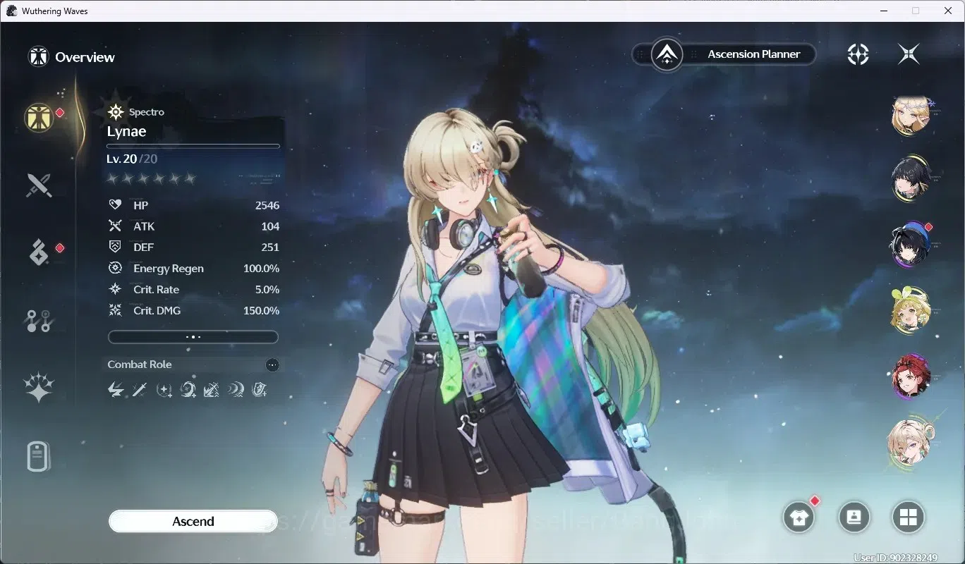 Wuthering Waves Accounts SEA |Well Build|7 Limited Char[Phoebe, Zani, Shore image 19