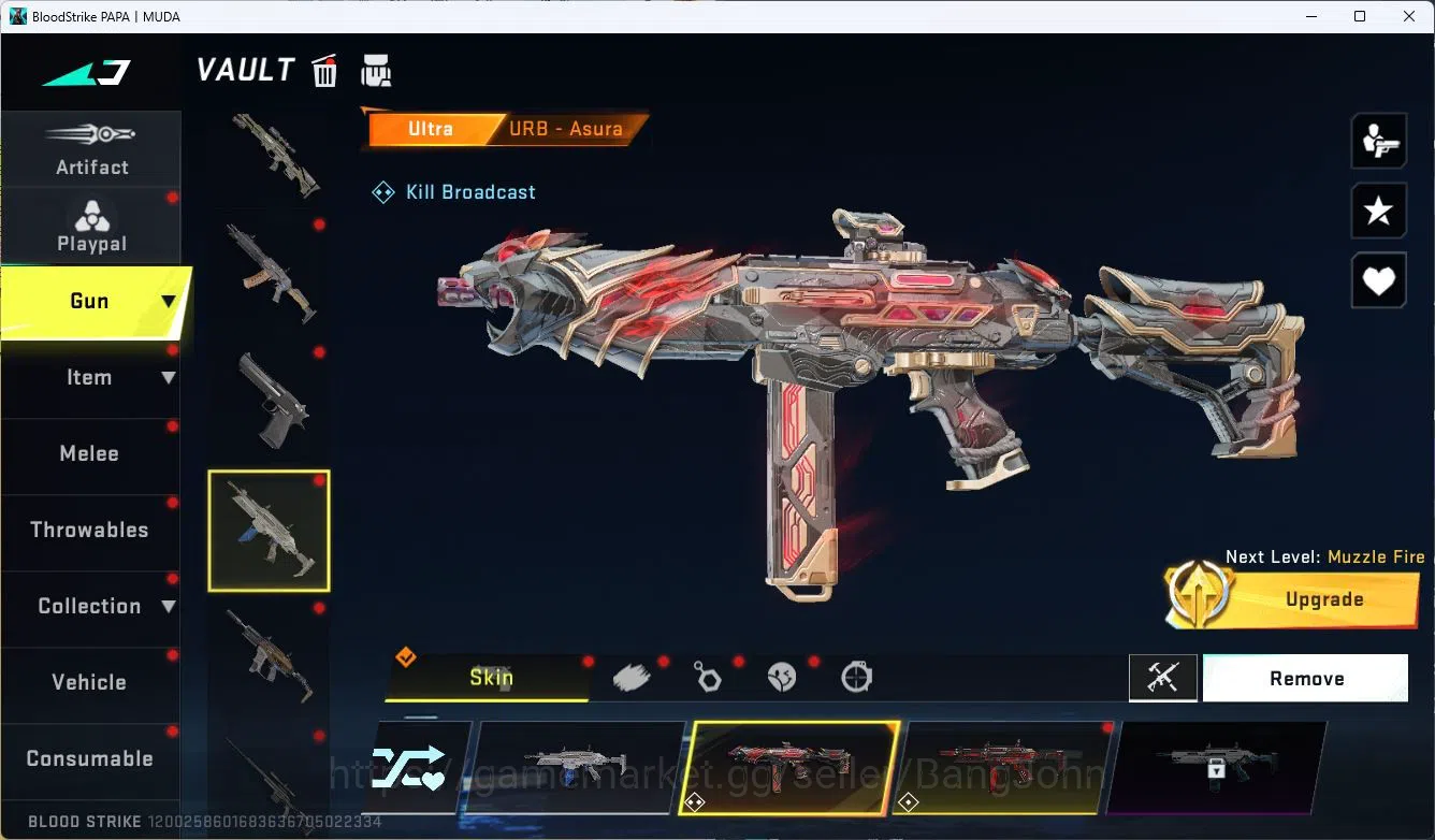 Blood Strike Accounts ASIA|ULTRA=AR97,AUG,MCX,M4A1,ORIGIN-12,URB,INP-9,S image 10