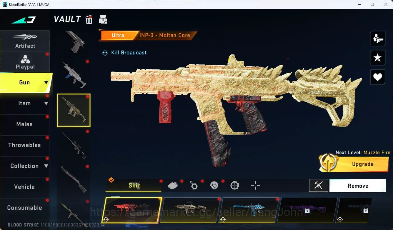 Blood Strike Accounts ASIA|ULTRA=AR97,AUG,MCX,M4A1,ORIGIN-12,URB,INP-9,S image 11