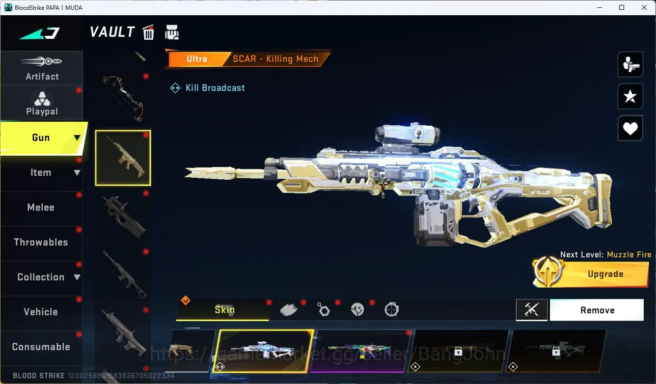 Blood Strike Accounts ASIA|ULTRA=AR97,AUG,MCX,M4A1,ORIGIN-12,URB,INP-9,S image 12