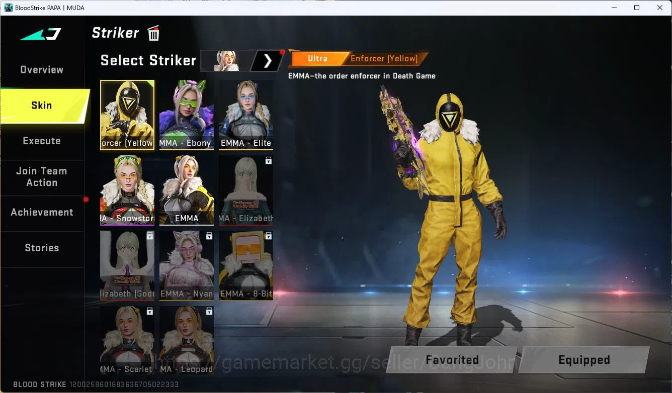 Blood Strike Accounts ASIA|ULTRA=AR97,AUG,MCX,M4A1,ORIGIN-12,URB,INP-9,S image 3