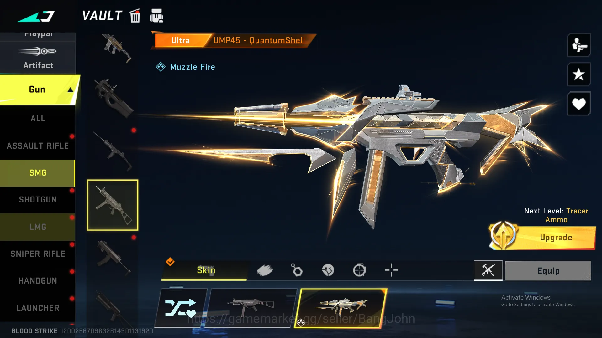 Blood Strike Accounts Ultra UMP | Change Name ~ BS213B image 2