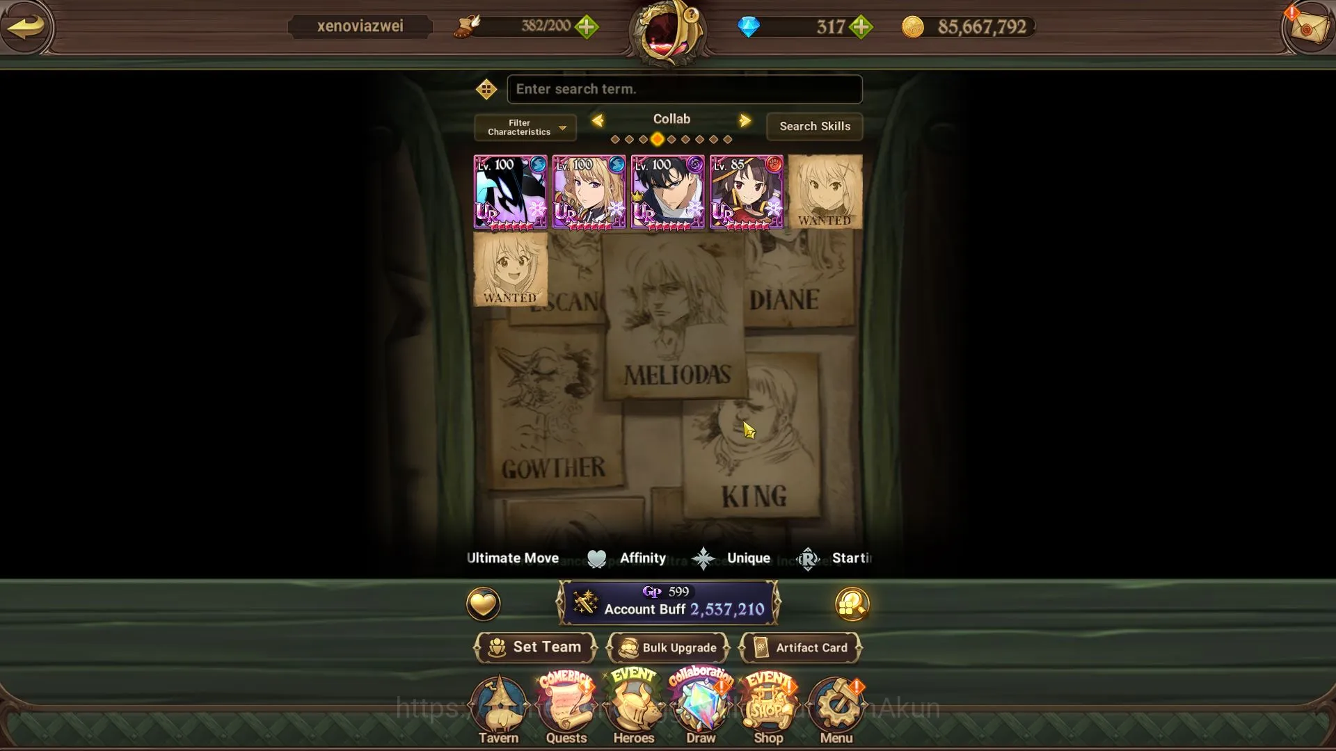 The Seven Deadly Sins: Grand Cross Accounts Asia|2,5M CC|1 LR + 2 UR + Collab(Solev,Blessing)| image 4