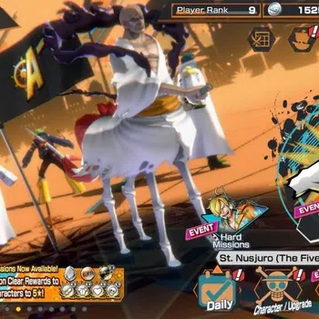 One Piece Bounty Rush Accounts High-End Global | EX 1 Max | PR 9 | St. Ethanbaron V. Nusjuro Lv.91/91 | RD 21 | LogBandai