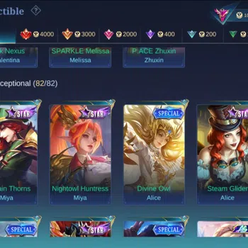 Mobile Legends: Bang Bang Collector Global|Hero 123|Skin 344|Exalted|Legend Lunox|KOF  image 1