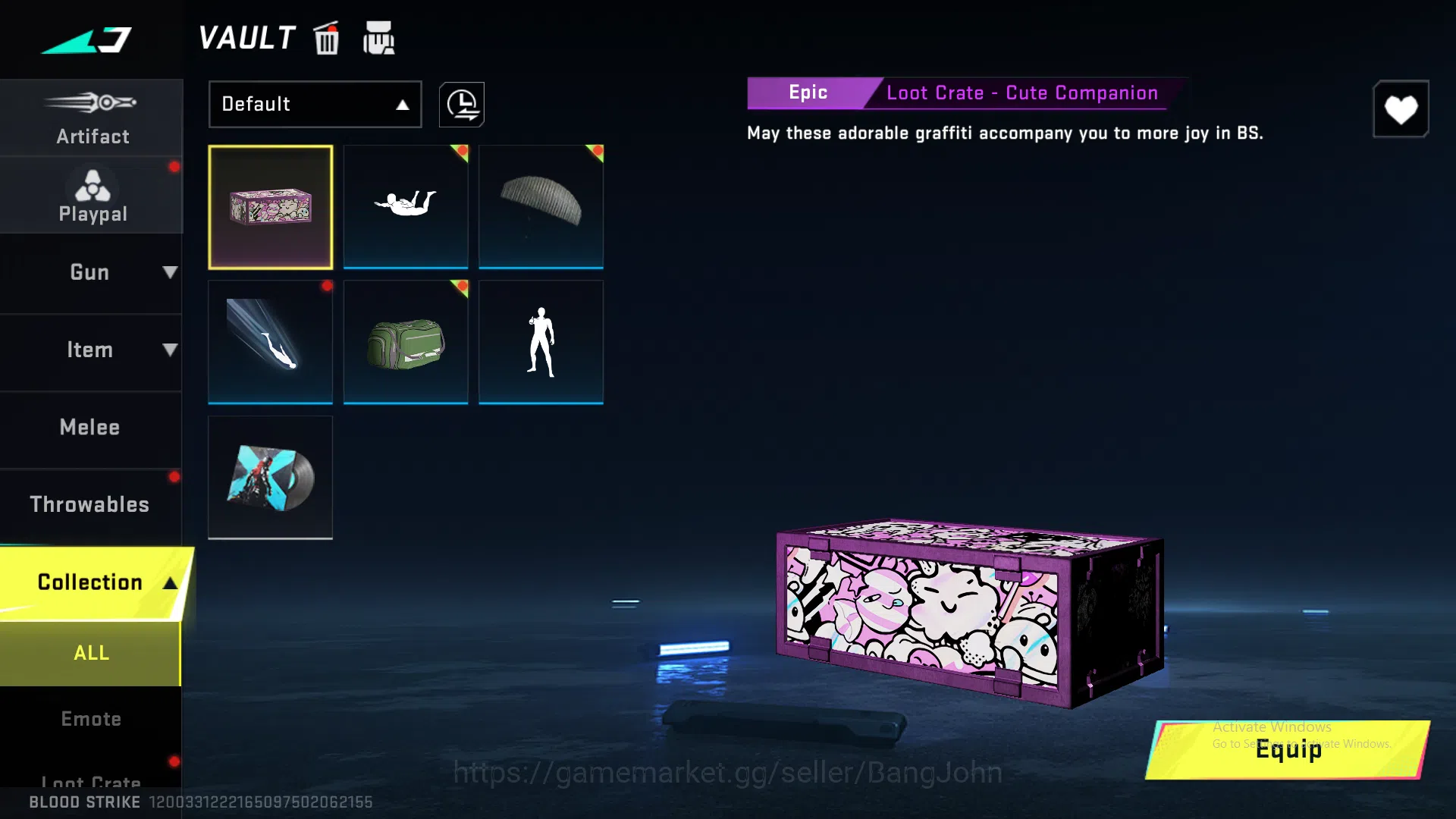 Blood Strike Accounts Others collab bleach RAN | collab bleach Ethan | change name card ASIA BS323B 6