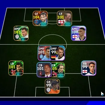eFootball Accounts Legends & Iconic Players Android|BigTime K.Kvaratskhelia|Epic