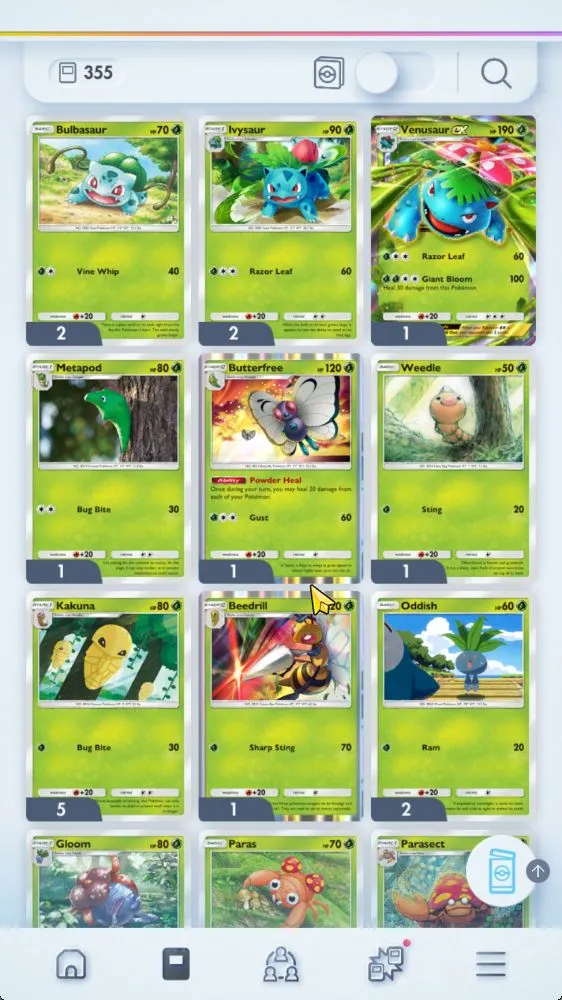 Pokémon TCG Pocket Accounts Lv 11 | 355 Card | Total 9 EX Card (Pikachu Crown  image 3