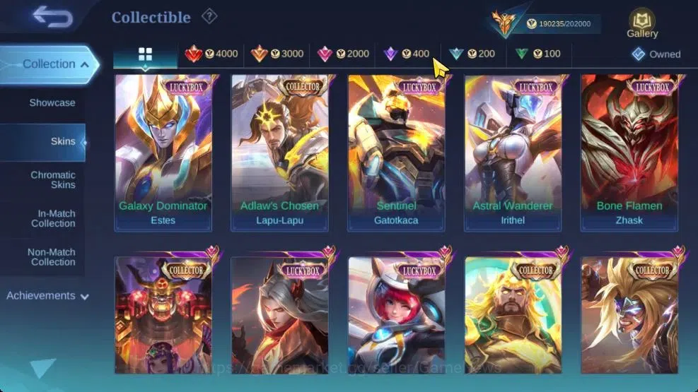 Mobile Legends: Bang Bang Accounts Hero 132|Skin 470|Legend[Freya,Guin],Aspiran[Ruby, image 10