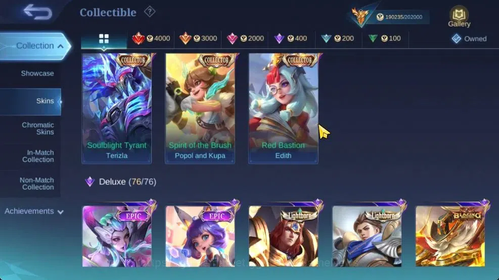 Mobile Legends: Bang Bang Accounts Hero 132|Skin 470|Legend[Freya,Guin],Aspiran[Ruby, image 11
