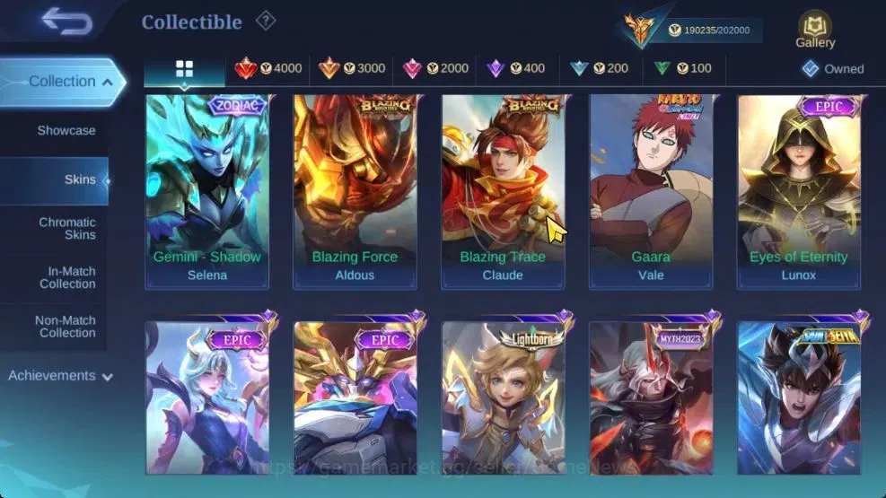 Mobile Legends: Bang Bang Accounts Hero 132|Skin 470|Legend[Freya,Guin],Aspiran[Ruby, image 16