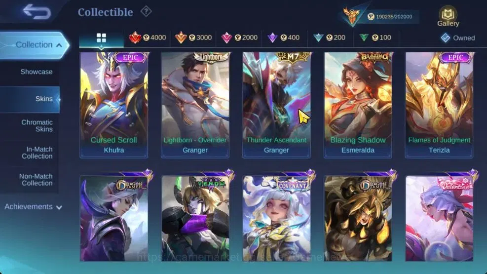 Mobile Legends: Bang Bang Accounts Hero 132|Skin 470|Legend[Freya,Guin],Aspiran[Ruby, image 17