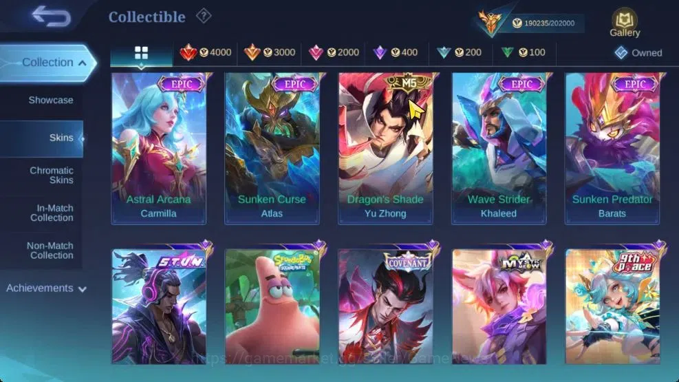 Mobile Legends: Bang Bang Accounts Hero 132|Skin 470|Legend[Freya,Guin],Aspiran[Ruby, image 18
