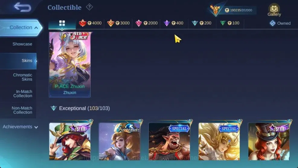 Mobile Legends: Bang Bang Accounts Hero 132|Skin 470|Legend[Freya,Guin],Aspiran[Ruby, image 19
