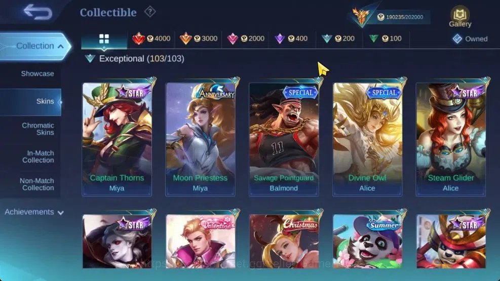 Mobile Legends: Bang Bang Accounts Hero 132|Skin 470|Legend[Freya,Guin],Aspiran[Ruby, image 20