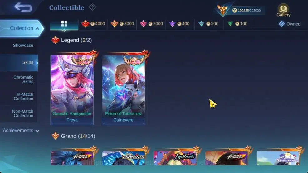 Mobile Legends: Bang Bang Accounts Hero 132|Skin 470|Legend[Freya,Guin],Aspiran[Ruby, image 6