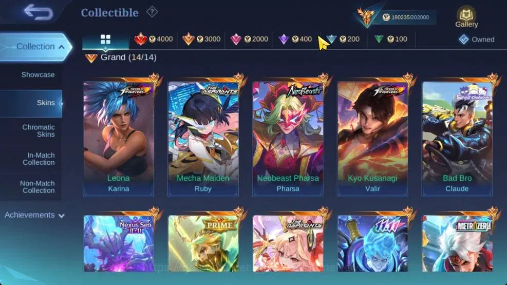 Mobile Legends: Bang Bang Accounts Hero 132|Skin 470|Legend[Freya,Guin],Aspiran[Ruby, image 7