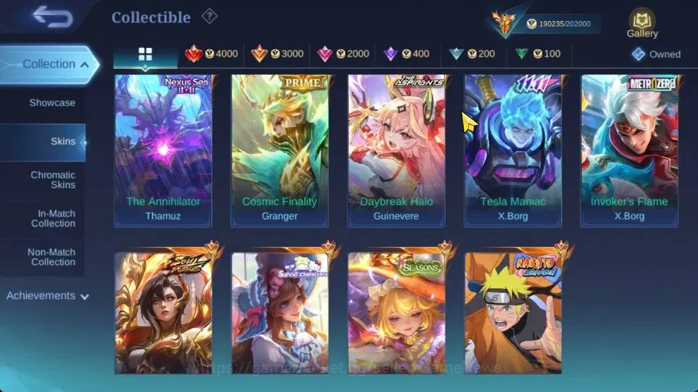 Mobile Legends: Bang Bang Accounts Hero 132|Skin 470|Legend[Freya,Guin],Aspiran[Ruby, image 8