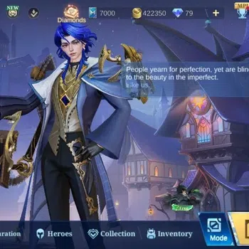 Mobile Legends: Bang Bang Others Hero 132|Skin 470|Legend[Freya,Guin],Aspiran[Ruby, image 1