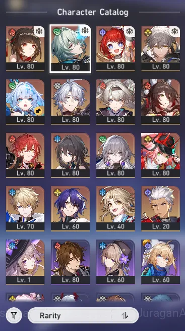 Honkai Star Rail Accounts End Game ASIA [TL70]12 3
