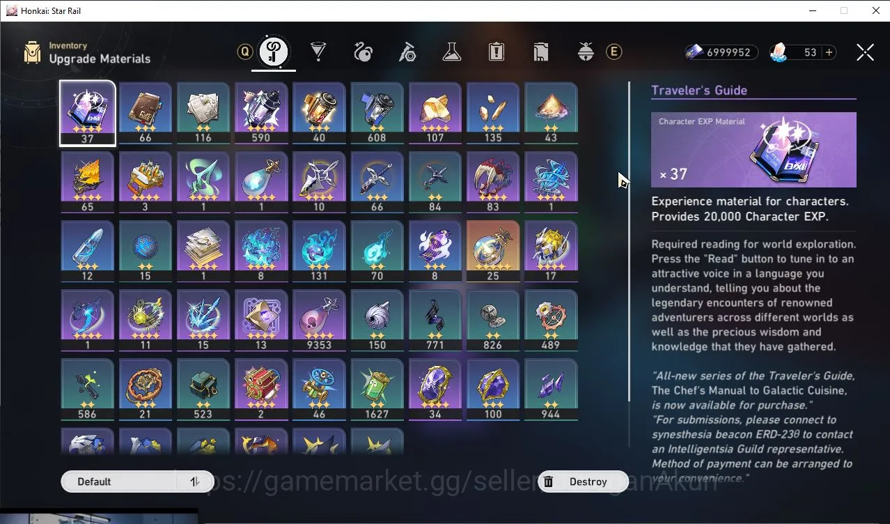 Honkai Star Rail Accounts Mid Game ASIA|TL70|7 Limited [Acheron+Sign,Castorice+Sign,The 5