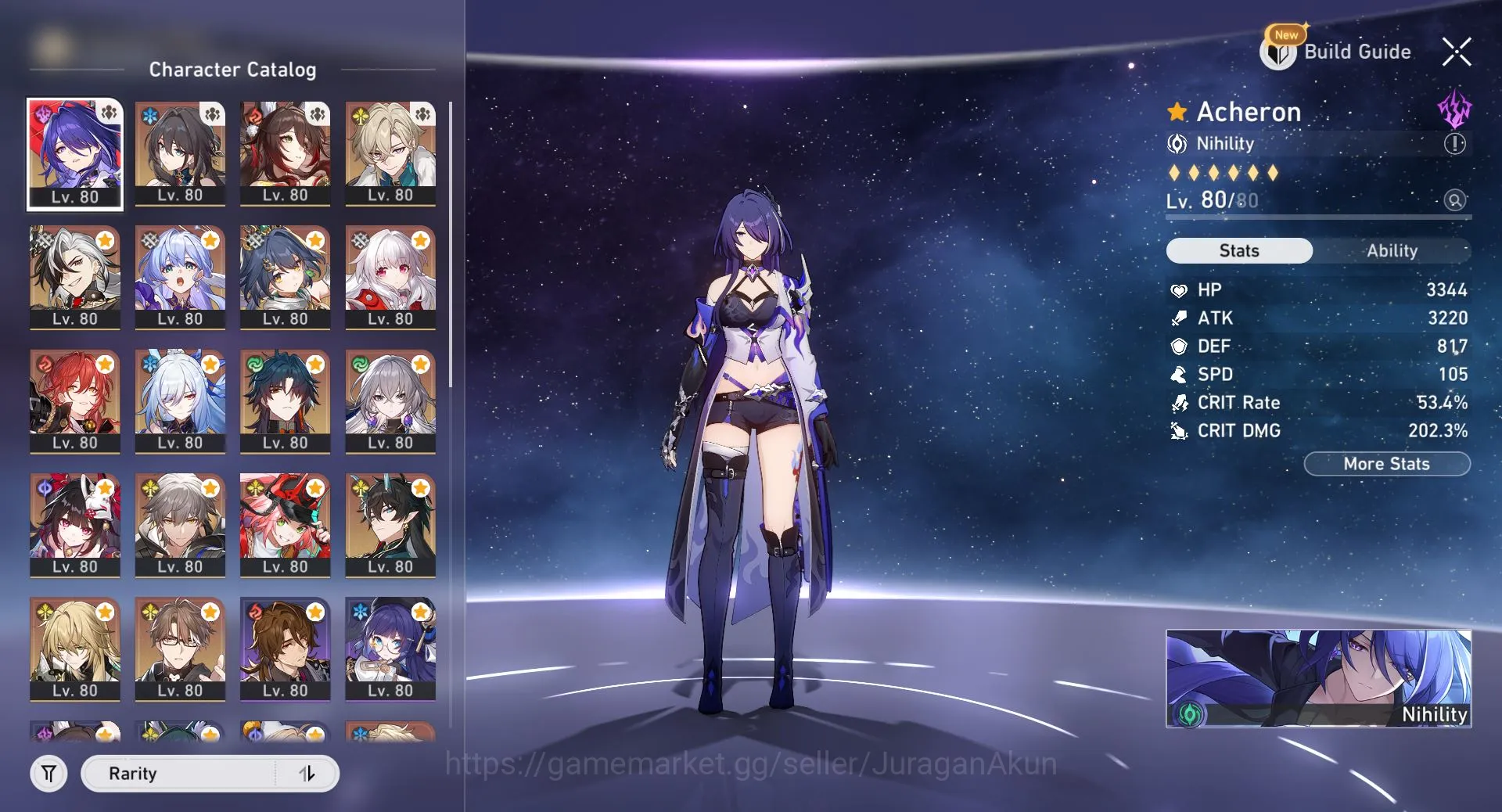 Honkai Star Rail Accounts ASIA [TL70] 15 Limited+5 Sign (Acheron,Robin,Rappa image 9