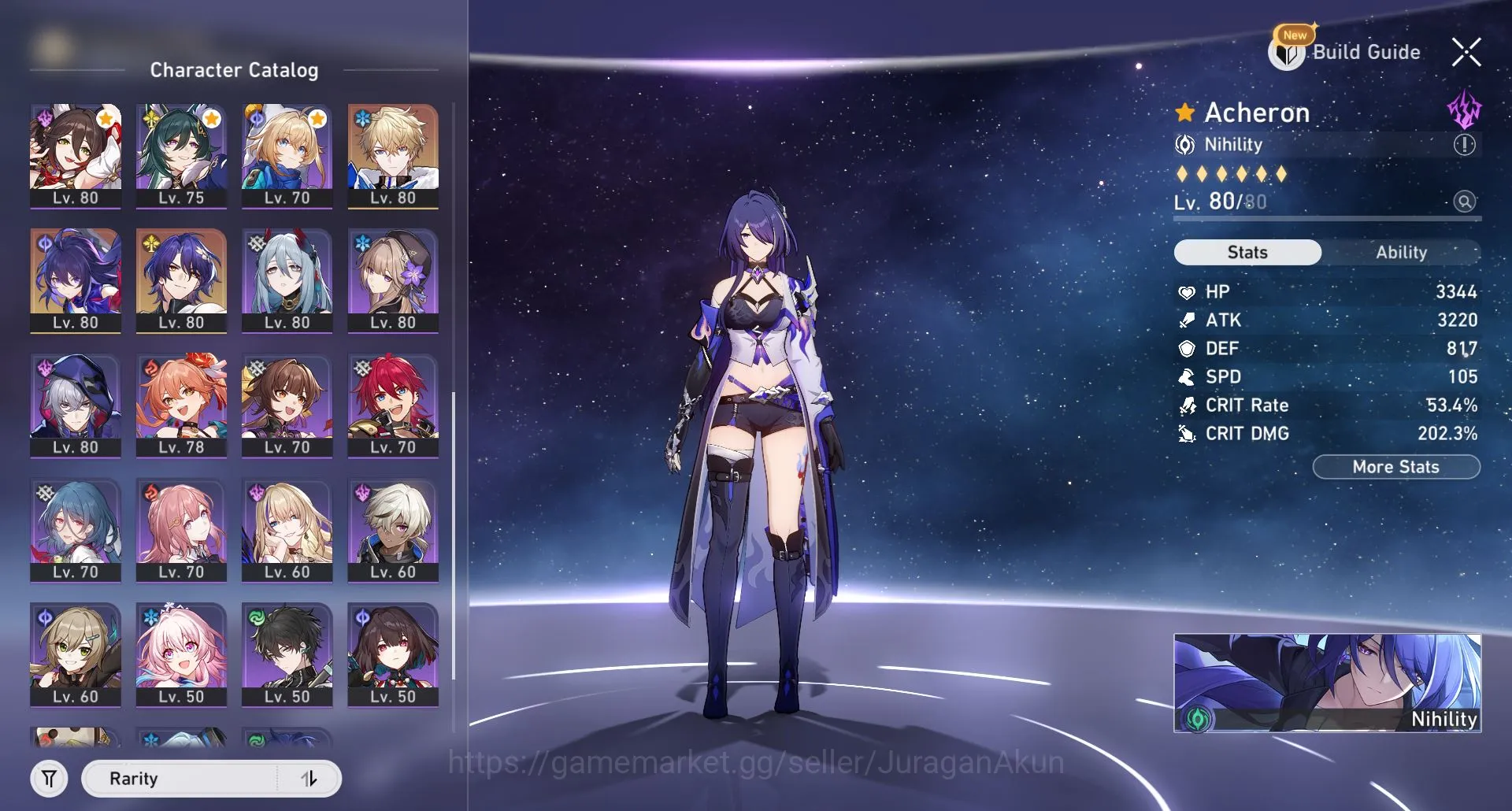 Honkai Star Rail Accounts ASIA [TL70] 15 Limited+5 Sign (Acheron,Robin,Rappa image 7