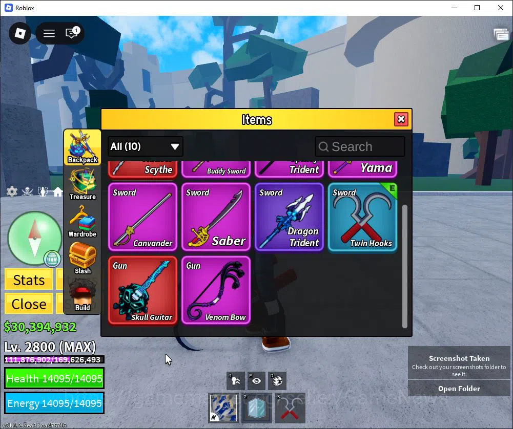 Roblox Accounts Blox Fruit |Lv Max + Ice,GodHuman|30M Beli 39K Frag|2 Myth Weap 1 Myth Fruit (Gravity)|Human 3