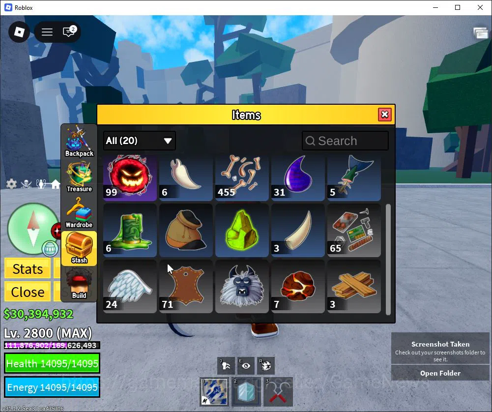 Roblox Accounts Blox Fruit |Lv Max + Ice,GodHuman|30M Beli 39K Frag|2 Myth Weap 1 Myth Fruit (Gravity)|Human 8