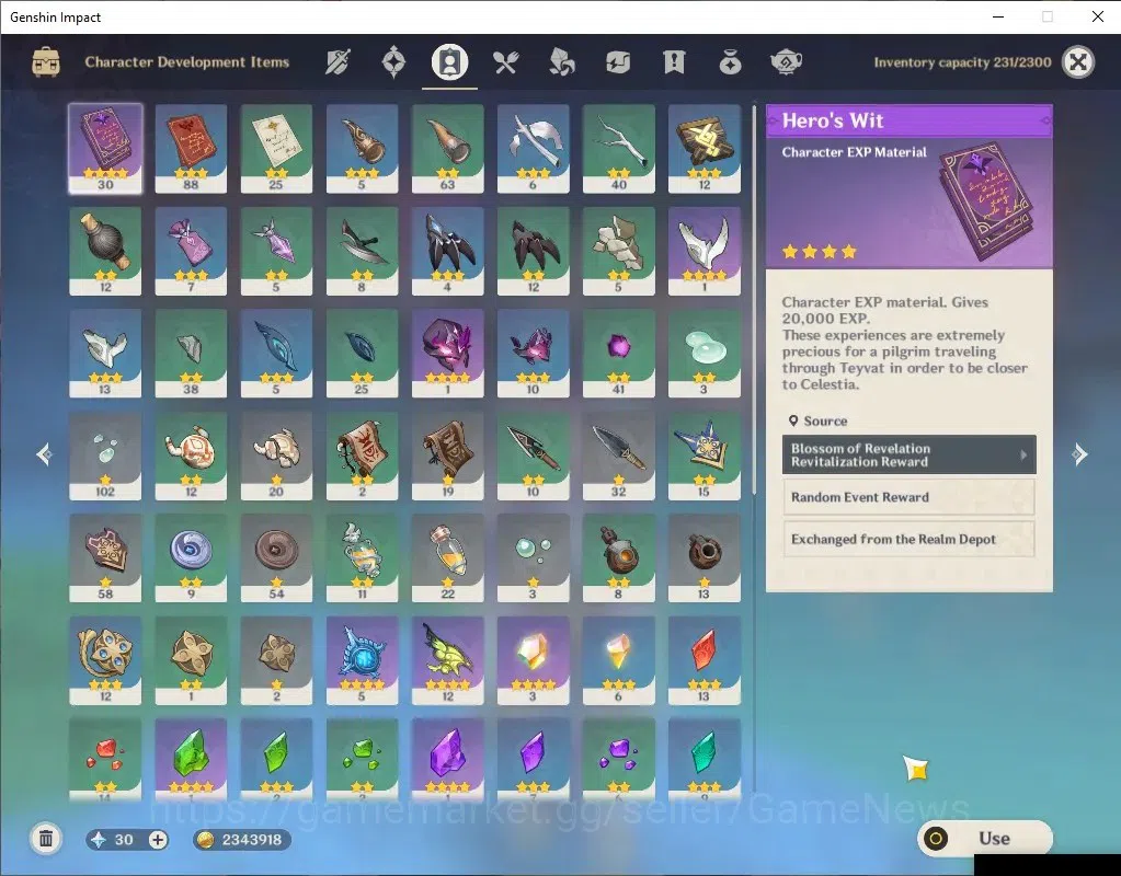 Genshin Impact Accounts Others ASIA |AR 37 |2 Limited |Lauma,Ganyu |Mc Female |Low Explore Map |Take Mail |Check SS(GI6644) 3